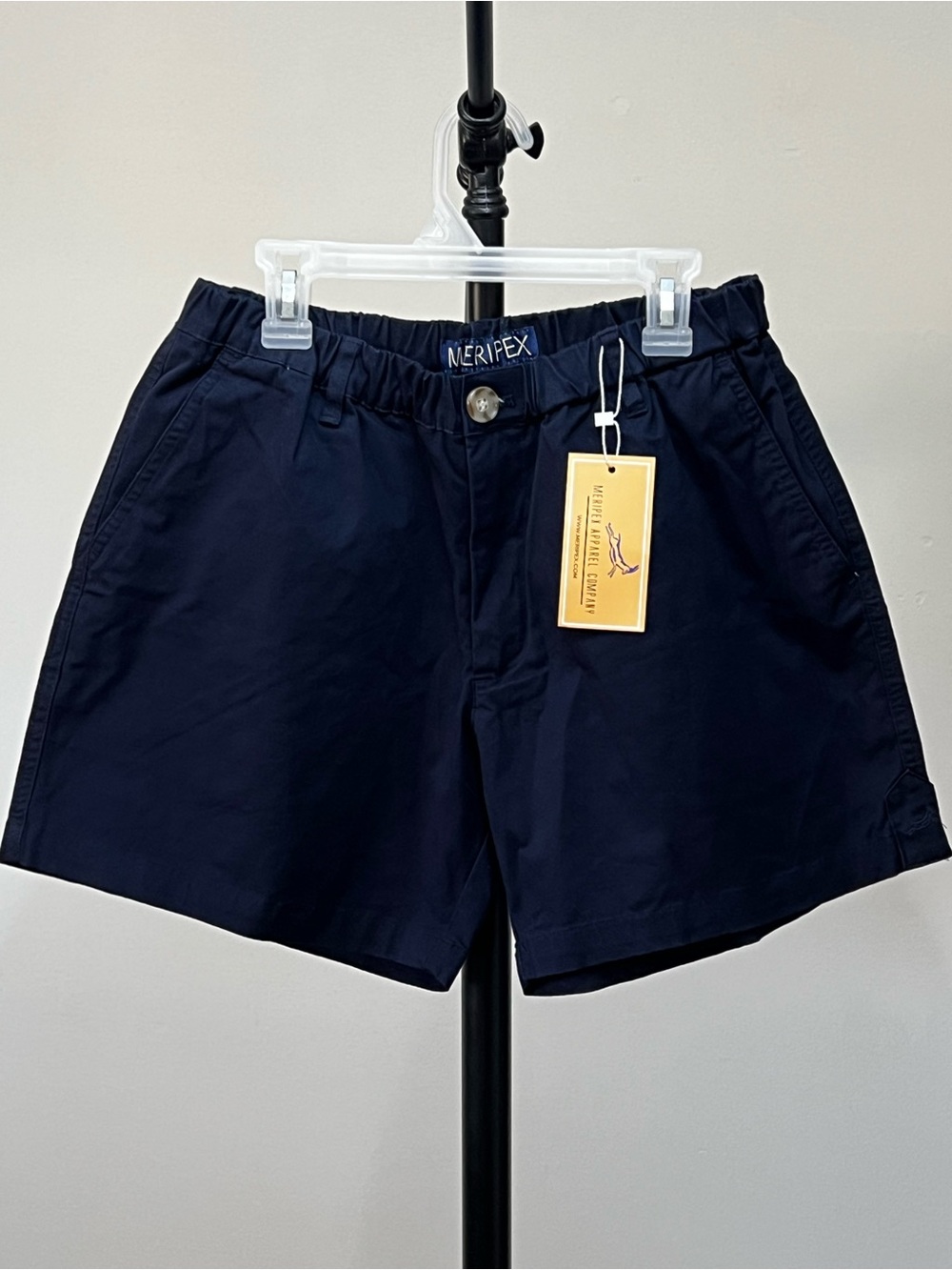 Meripex Apparel Co Navy Blue Chino Everyday Shorts NWT size M